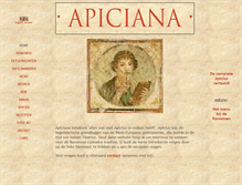 Tablet Screenshot of apiciana.nl